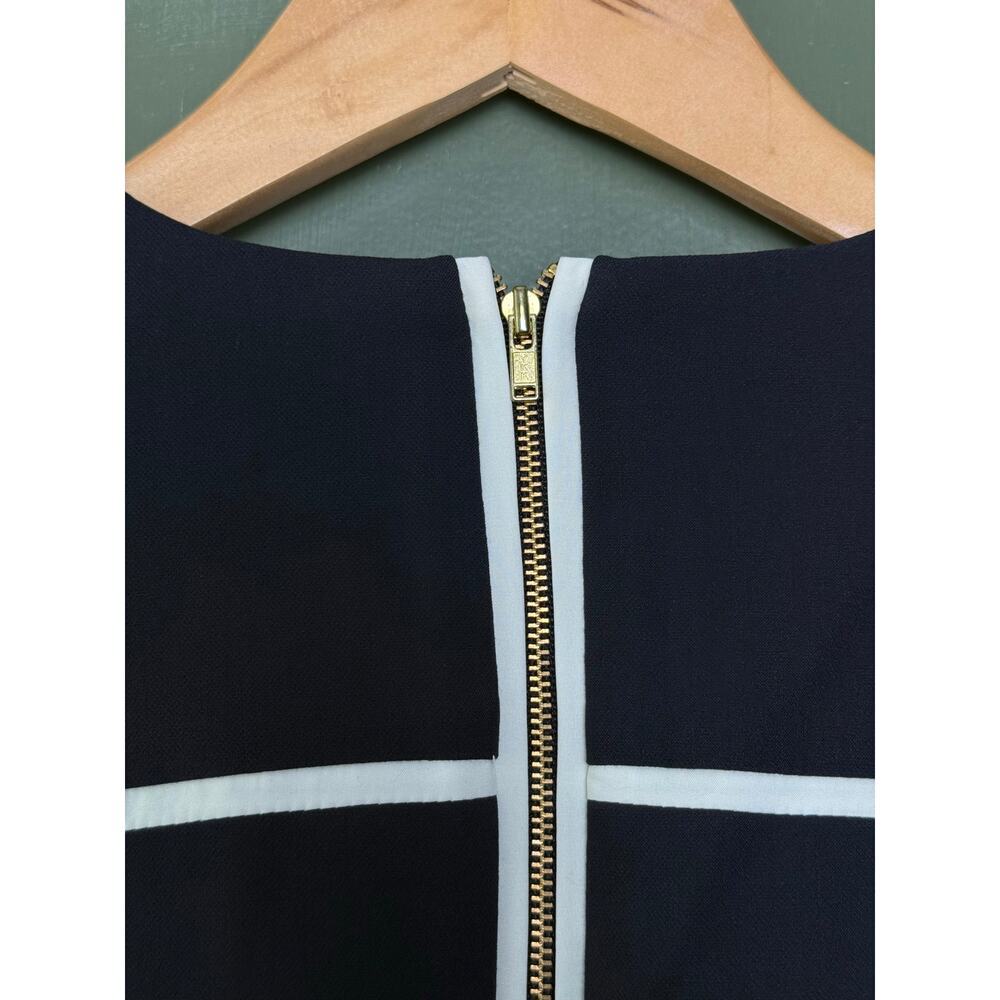 NWT Tuckernuck Navy Cream Evie Long Sleeve Colorblock Mini Work Office Dress XXS - Picture 5 of 7